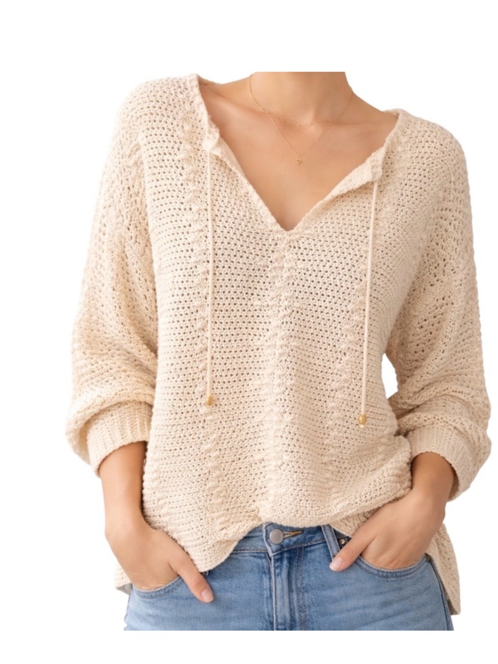 Lucky Brand Crochet Top